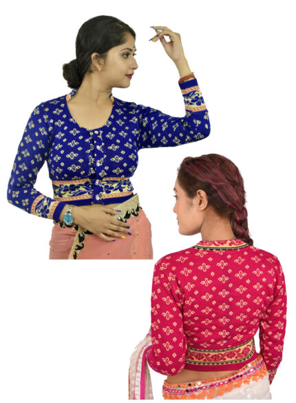 Bokul Kotha High Neck Woolen Blouse